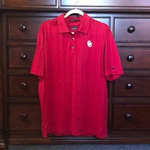 Nike Tiger Woods Collection OU golf shirt size M
